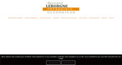 Desktop Screenshot of leborgnepaysagiste.fr