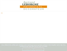 Tablet Screenshot of leborgnepaysagiste.fr